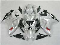 Motorcycle Fairings Kit - 2006-2007 Suzuki GSXR 600 750 Sonic Silver Fairings | NS60607-39