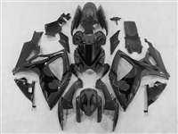 Motorcycle Fairings Kit - 2006-2007 Suzuki GSXR 600 750 Black Tribal/Charcoal Fairings | NS60607-5