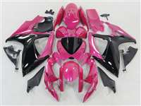 Motorcycle Fairings Kit - 2006-2007 Suzuki GSXR 600 750 Metallic Pink Fairings | NS60607-62