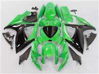 Motorcycle Fairings Kit - 2006-2007 Suzuki GSXR 600 750 Metallic Green Fairings | NS60607-66