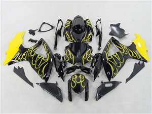 Motorcycle Fairings Kit - 2008-2010 Suzuki GSXR 600 750 Yellow Blaze Fairing | NS60810-14