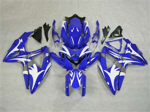 Motorcycle Fairings Kit - 2008-2010 Suzuki GSXR 600 750 Wild Tribal Blue Fairing | NS60810-22