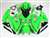 Motorcycle Fairings Kit - Neon Green 2008-2010 Suzuki GSXR 600 750 Motorcycle Fairing | NS60810-30