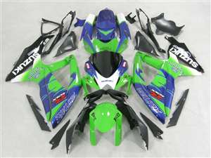 Motorcycle Fairings Kit - 2008-2010 Suzuki GSXR 600 750 Green Alstare Fairing  | NS60810-32