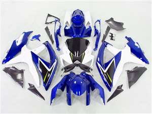 Motorcycle Fairings Kit - 2008-2010 Suzuki GSXR 600 750 Blue/White OEM Style Fairing | NS60810-51