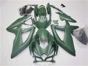 Motorcycle Fairings Kit - 2008-2010 Suzuki GSXR 600 750 Matte Green Fairing | NS60810-53