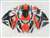 Motorcycle Fairings Kit - 2008-2010 Suzuki GSXR 600 750 Black/Red Accents Fairing | NS60810-7