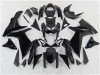 Motorcycle Fairings Kit - 2011-2021 Suzuki GSXR 600 750 Gloss Black Fairings | NS61117-2