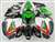 Motorcycle Fairings Kit - 2008-2020 Suzuki GSX1300R Hayabusa Makita Green Fairings | NSH0817-25