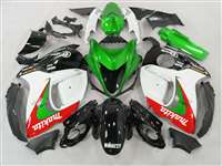 Motorcycle Fairings Kit - 2008-2020 Suzuki GSX1300R Hayabusa Makita Green Fairings | NSH0817-25