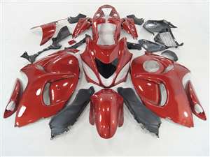 Motorcycle Fairings Kit - 2008-2020 Suzuki GSX1300R Hayabusa Deep Red Fairings | NSH0817-28