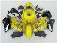 Motorcycle Fairings Kit - Yellow Tribal Fade 1999-2007 Suzuki GSXR 1300 Hayabusa Motorcycle Fairings | NSH9907-106
