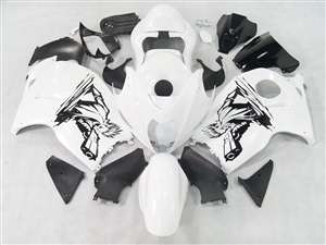 Motorcycle Fairings Kit - Guns Up 1999-2007 Suzuki GSXR 1300 Hayabusa Motorcycle Fairings | NSH9907-15