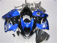 Motorcycle Fairings Kit - 1999-2007 Suzuki GSXR 1300 Hayabusa Metallic Blue/Black Fairings | NSH9907-19