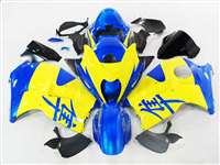 Motorcycle Fairings Kit - 1999-2007 Suzuki GSXR 1300 Hayabusa Yellow/Blue Fairings | NSH9907-32