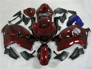 Motorcycle Fairings Kit - Candy Maroon 1999-2007 Suzuki GSXR 1300 Hayabusa Motorcycle Fairings | NSH9907-69