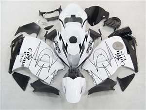 Motorcycle Fairings Kit - 1999-2007 Suzuki GSXR 1300 Hayabusa White Corona Fairings | NSH9907-74
