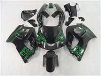 Motorcycle Fairings Kit - Airbrush Green 1996-2000 Suzuki GSXR 600 750 SRAD Motorcycle Fairings | NSS9600-13