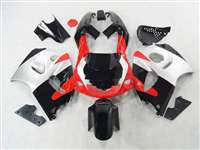 Motorcycle Fairings Kit - 1996-2000 Suzuki GSXR 600 750 SRAD Red/Black/Silver Fairings | NSS9600-17