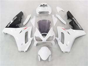 Motorcycle Fairings Kit - 2006-2008 Triumph Daytona 675 White/Black Fairings | NT60912-1