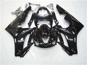 Motorcycle Fairings Kit - 2009-2012 Triumph Daytona 675 Pure Black Motorcycle Fairings | NT60912-4