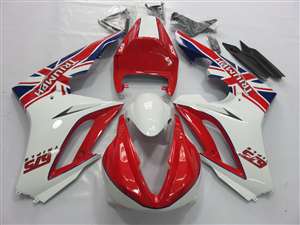 Motorcycle Fairings Kit - Gloss Red 2009-2012 Triumph Daytona 675 Motorcycle Fairings | NT60912-6