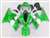 Motorcycle Fairings Kit - 2000-2001 Yamaha YZF R1 Metallic Green/White Fairings | NY10001-24