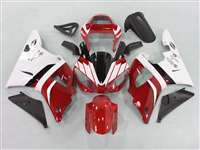Motorcycle Fairings Kit - 2000-2001 Yamaha YZF R1 Red/White Fairings | NY10001-6