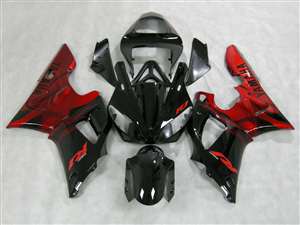 Motorcycle Fairings Kit - 2000-2001 Yamaha YZF R1 OEM Style Red Fairings | NY10001-9