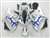 Motorcycle Fairings Kit - 2002-2003 Yamaha YZF R1 Tribal Blue Fairings | NY10203-20