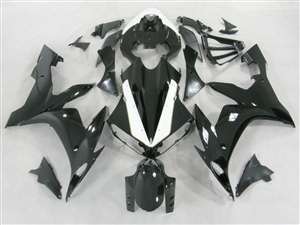 Motorcycle Fairings Kit - 2004-2006 Yamaha YZF R1 Gloss Black Motorcycle Fairings | NY10406-26