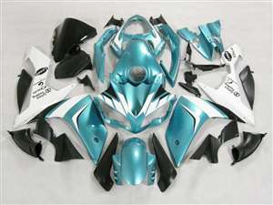 Motorcycle Fairings Kit - 2007-2008 Yamaha YZF R1 Metallic Teal Fairings | NY10708-13