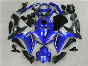 Motorcycle Fairings Kit - Electric Blue 2007-2008 Yamaha YZF R1 Motorcycle Fairings | NY10708-15