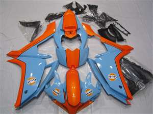 Motorcycle Fairings Kit - 2007-2008 Yamaha YZF R1 Gulf Race Fairings | NY10708-2