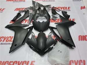 Motorcycle Fairings Kit - 2007-2008 Yamaha YZF R1 Flat Black Fairings | NY10708-4