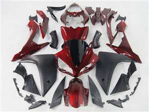 Motorcycle Fairings Kit - Metallic Maroon 2007-2008 Yamaha YZF R1 Motorcycle Fairings | NY10708-7