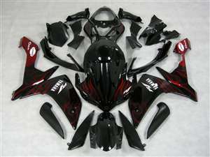 Motorcycle Fairings Kit - 2007-2008 Yamaha YZF R1 Blazin' Red Fairings | NY10708-8