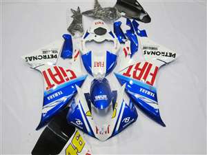 Motorcycle Fairings Kit - 2009-2011 Yamaha YZF R1 Blue FIAT Fairings | NY10911-14