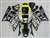 Motorcycle Fairings Kit - 1998-1999 Yamaha YZF R1 Black yellow Silver Fairings | NY19899-14