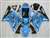 Motorcycle Fairings Kit - 1998-1999 Yamaha YZF R1 Blue/Black Fairings | NY19899-6