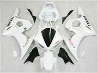 Motorcycle Fairings Kit - Pearl White Yamaha 2003-2005 YZF R6 and 2006-2009 R6S Motorcycle Fairings | NY60305-29