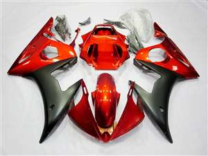 Motorcycle Fairings Kit - Burnt Orange Yamaha 2003-2005 YZF R6 and 2006-2009 R6S Motorcycle Fairings | NY60305-4