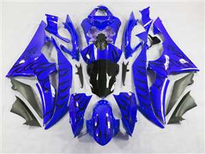 Motorcycle Fairings Kit - Blue Flame Yamaha YZF-R6 2008-2016 Fairing Kit | NY60816-14