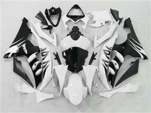 Motorcycle Fairings Kit - Flaming White Yamaha YZF-R6 2008-2016 Fairing Kit | NY60816-30