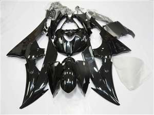 Motorcycle Fairings Kit - Yamaha YZF-R6 Gloss Black 2008-2016 Fairing Kit | NY60816-40