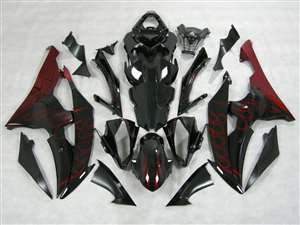 Motorcycle Fairings Kit - Fire Red Yamaha YZF-R6 2008-2016 Fairing Kit | NY60816-6