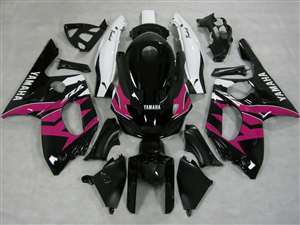 Motorcycle Fairings Kit - 1997-2007 Yamaha YZF 600R Pink Black Fairings | NY69707-13