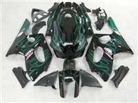 Motorcycle Fairings Kit - Green Flame 1997-2007 Yamaha YZF 600R Motorcycle Fairings | NY69707-18