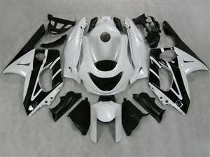 Motorcycle Fairings Kit - 1997-2007 Yamaha YZF 600R White/Black Fairings | NY69707-2