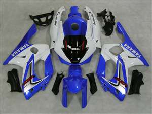 Motorcycle Fairings Kit - Blue/White 1997-2007 Yamaha YZF 600R Motorcycle Fairings | NY69707-22